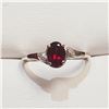 Image 1 : S340-144 SILVER GARNET(0.75CT) RING