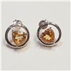 Image 1 : S340-138 SILVER CITRINE(1.8CT) EARRINGS