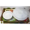 PACKAGE OF SERVING PLATTERS AND BACKING DISHES