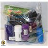 Image 1 : LOT OF ASSORTED SIZE STASH CONTAINERS