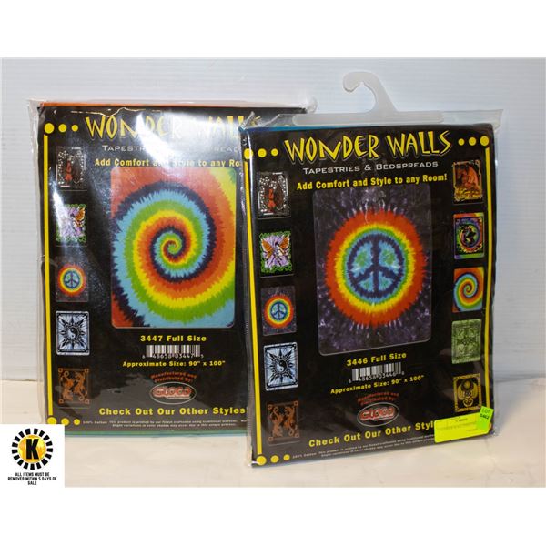 2 WONDER WALL TAPESTRIES