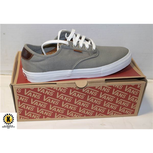 NEW VANS CHIMA GREY MEN'S SIZE 11.5