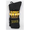 Image 1 : NEW 3 PACK DEWALT MENS SOCKS SIZE 10-13 (GREY)