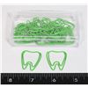 Image 1 : NEW 25PC TOOTH SHAPED PAPER CLIPS