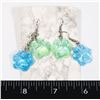 Image 1 : 2 NEW PAW THEME SPARKLE EARRINGS