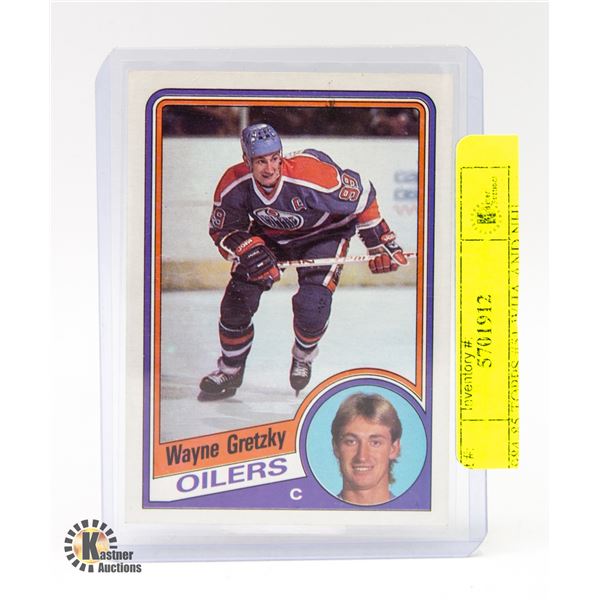 1984-85 TOPPS #51 WHA AND NHL RECORD WAYNE GRETZKY