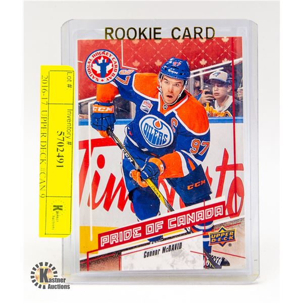 2016-17  UPPER DECK #CAN 9 CONNOR MCDAVID ROOKIE