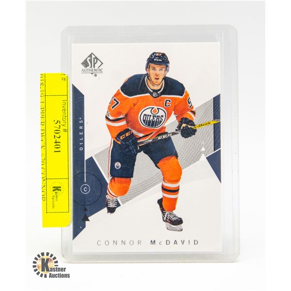 2018-19  UPPER DECK #20 CONNOR MCDAVID