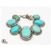 INDIGENIOUS NAVAHO TURQUOISE BRACELET