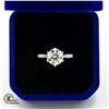 Image 1 : ONE ROUND CUT VVS MOISSANITE WEIGHING 3.00 CARATS