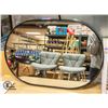 Image 1 : NEW UNPACKED WALL MOUNT OVAL MIRROR 29.5"X20"
