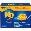 Image 1 : NEW CASE WITH 12 BOXES OF KD ORIGINAL MAC & CHEESE