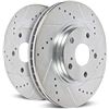 Image 1 : NEW POWER STOP JBR935XPR DRILLED & SLOTTED ROTORS