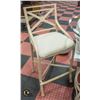 Image 2 : CREAM PUB STYLE CONVERSATION TABLE WITH 2 CHAIRS