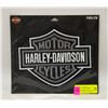 Image 1 : HARLEY DAVIDSON SEW ON PATCH BLACK & WHITE 9" X 8"