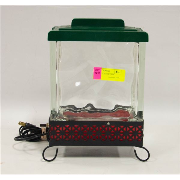 RETRO GLASS BLOCK LAMP