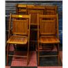 Image 1 : 7PCS 1940'S VICTORIAVILLE FURNITURE FOLDING TEAK