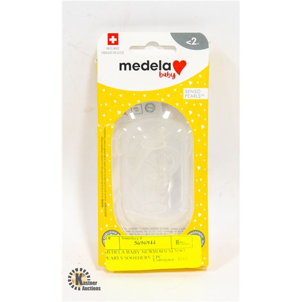 MEDELA BABY NEWBORN SENSO PEARLS SOOTHERS 2 PC