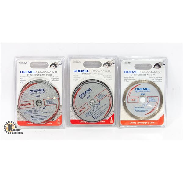 NEW (3) DREMEL SAW MAX