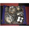 Image 1 : FLAT OF NEW PEWTER BASKETS & BOWLS