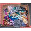 BOX WITH 10 MONSTER HIGH FIGURINES WITH