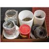 Image 1 : 25LB FLAT OF HARDWARE NAILS, SCREWS, WIRE