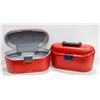 Image 1 : 2 RED SAMSONITE HARD SHELL CASES