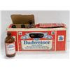 Image 1 : 12PK OF RETRO BUDWEISER STUBBY BOTTLES WITH