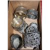 Image 1 : BOX OF NEW PEWTER WINE HOLDERS