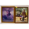 Image 1 : 2 JOHN WAYNE FRAMED PRINTS 17.75" X 21.75" &