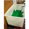 Image 1 : LARGE HEAVY DUTY PLASTIC LAUNDRY CART H-36" W-34"
