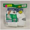 Image 1 : ANKLE SOCKS WHITE 12-16 SIZE 6-PACK FRUIT OF LOOM