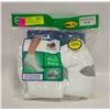 Image 1 : ANKLE SOCKS WHITE 12-16 SIZE 6-PACK FRUIT OF LOOM