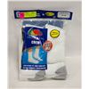 Image 1 : WHITE CREW SOCKS 12-16 SIZE 6-PACK FRUIT OF LOOM