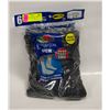 Image 1 : BLACK CREW SOCKS 12-16 SIZE 6-PACK FRUIT OF LOOM