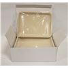 Image 1 : CASE OF 12 CREAM COLORED ROLLING TRAYS