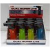 Image 1 : 12PK DUAL LITE REFILLABLE LIGHTERS