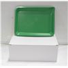Image 1 : 12PK GREEN PLASTIC ROLLING TRAYS