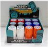 Image 1 : 12PK OF PLASTIC GRINDER JARS