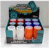 Image 1 : 12PK OF PLASTIC GRINDER JARS