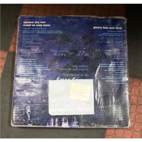 18" X 18" NO GLUE FLOOR TILES EASYWAY VINYL