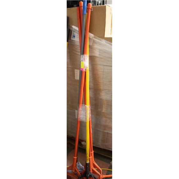 5 FIBERGLASS MOP HANDLES