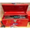 Image 2 : TOOLBOX WITH HAND WRENCH SET ETC