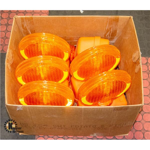 AMBER BARRICADE LIGHTS