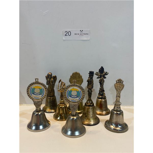 Assortment Of Vintage Metal Bells