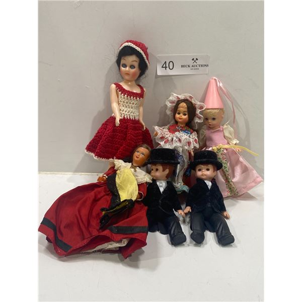 Assortment Of Vintage Dolls