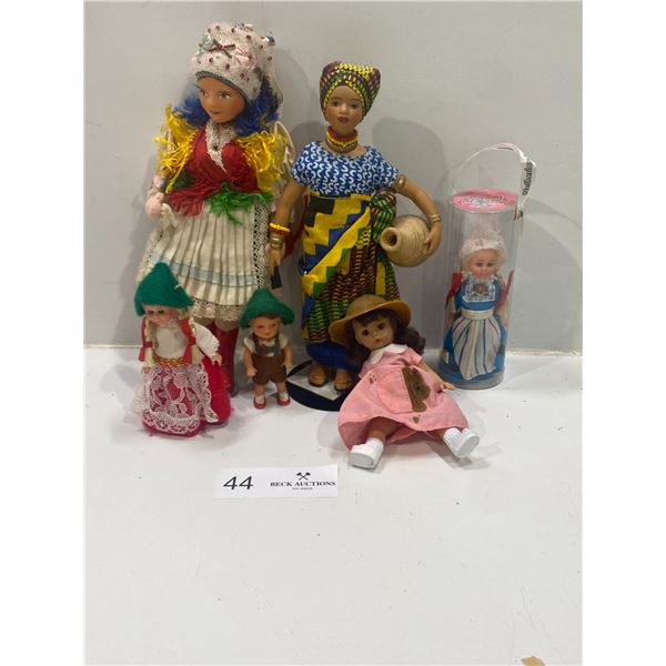 Assortment Of Vintage Dolls