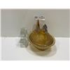 Image 1 : Decorative Glass Rooster Candy Bowl And Candle Holder