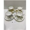 Image 1 : Set Of Four Tea Cups And Saucers