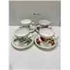 Image 1 : Set Of Four Tea Cups And Saucers